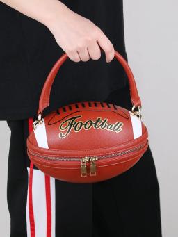 Saco de rugby de futebol americano feminino, bolsa leve fofa, moda criativa, estilo de personalidade engraçado, Y2k Million, gostosa - Image 3