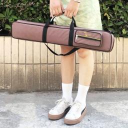Lona flauta armazenamento Shoulder Bag, impermeável, grosso bambu flauta transportar saco, grande capacidade, estojo protetor - Image 2