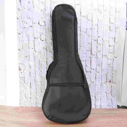 Guitarra elétrica Black Bag, estojo acústico, pacote de instrumentos de cordas, ombro duplo, guitarra popular, 21 Polegada - Image 4