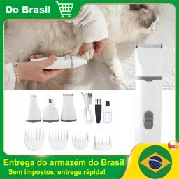 Newpet Aparador de Pelos para Gatos para Raspador de Unhas Aparador elétrico sem fio 4 em 1 com baixo ruído e recarregável por USB para animais de estimação Durável - Image 1