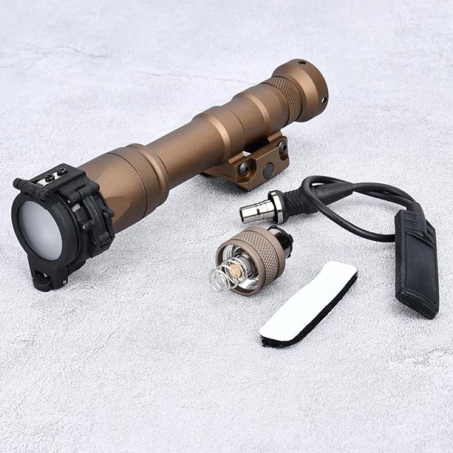 Airsoft lanterna tática ir filtro sombra surefir m300 m600 arma infravermelha scout lâmpada protetor capa visão noturna abajur