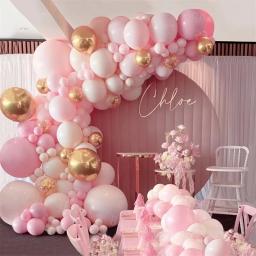 Arco de balão rosa empoeirado, decoração de casamento e noivado, neutro, boho, nude, kit de guirlanda, chá de bebê, decoração de festa de aniversário - Image 5