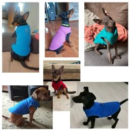 Roupas de cachorro de lã quente roupas de cachorro de estimação jaqueta colete com d-anel para cães pequenos gatos roupas de buldogue francês chihuahua casaco - Image 4