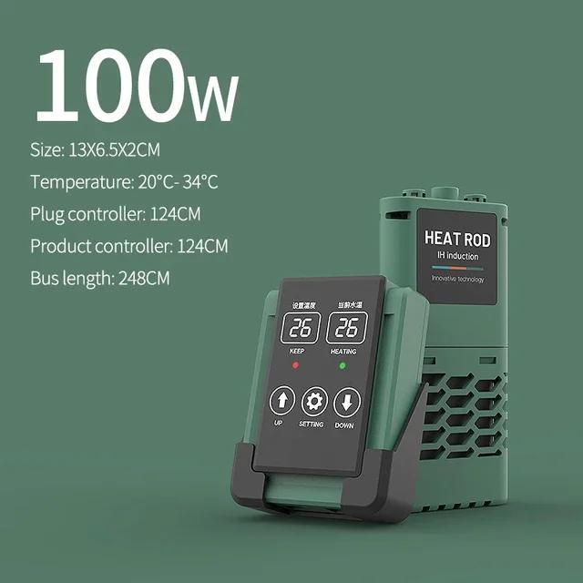 Aquecedor Submersível De Aquário, tanque De Peixes, Display LCD, Haste De Aquecimento De água Ajustável, Temperatura Automática Constante - Image 1