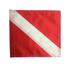 Bandeira inflável da bóia do mergulho autônomo, flutuador do nylon, sinal do barco do snorkeling, 9.6x 9 polegadas - Image 1