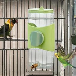 Alimentador automático do pássaro com grande capacidade, distribuidor de água do pássaro, garrafa papagaio gaiola, copo bebendo, tigelas, Pet rega suprimentos - Image 3