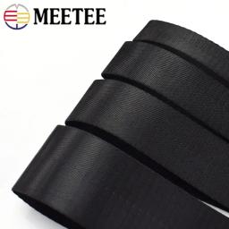 5 metros 20-50mm náilon preto webbing fita decorativa saco mochila cinta cinto de segurança fita diy material de costura acessórios - Image 2