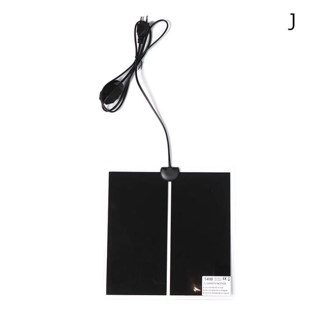 Tapete Térmico Ajustável para Répteis com Controle de Temperatura, Almofadas de Aquecimento 5-45W para Terrário e Escalada