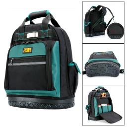 Bolsas de ferramentas para trabalhadores, mochila resistente de ferramentas com vários bolsos de grande capacidade para carpinteiro - Image 4