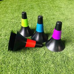 Cone Exercício Profissional, Equipamento de Marcador Bucket, Basquete, Voleibol, Jogo, Cones Praticando, Pacote de 5 - Image 1