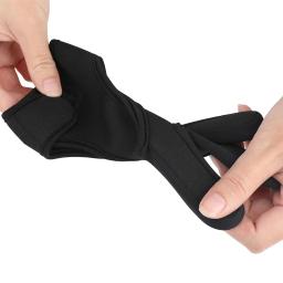 Luva de proteção para tiro com arco, 3 dedos proteção para arco recurvo tradicional, ajustável esquerda/mão direita acessórios de segurança - Image 5