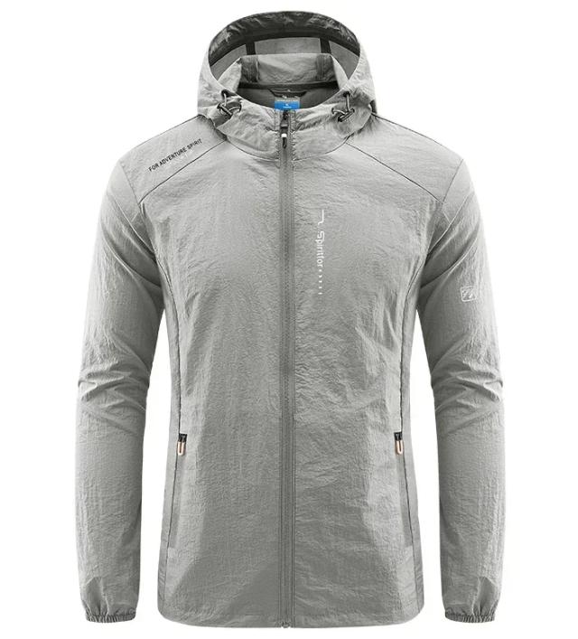 Jaqueta Proteção Solar UV 50+ Masculina Leve Rápida Secagem