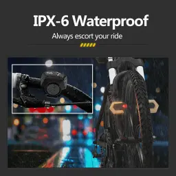 Bicicleta LED Light com controle remoto, bicicleta Turn Signal, chifre taillight, impermeável lâmpada de advertência, Outdoor Ciclismo Acessórios - Image 5