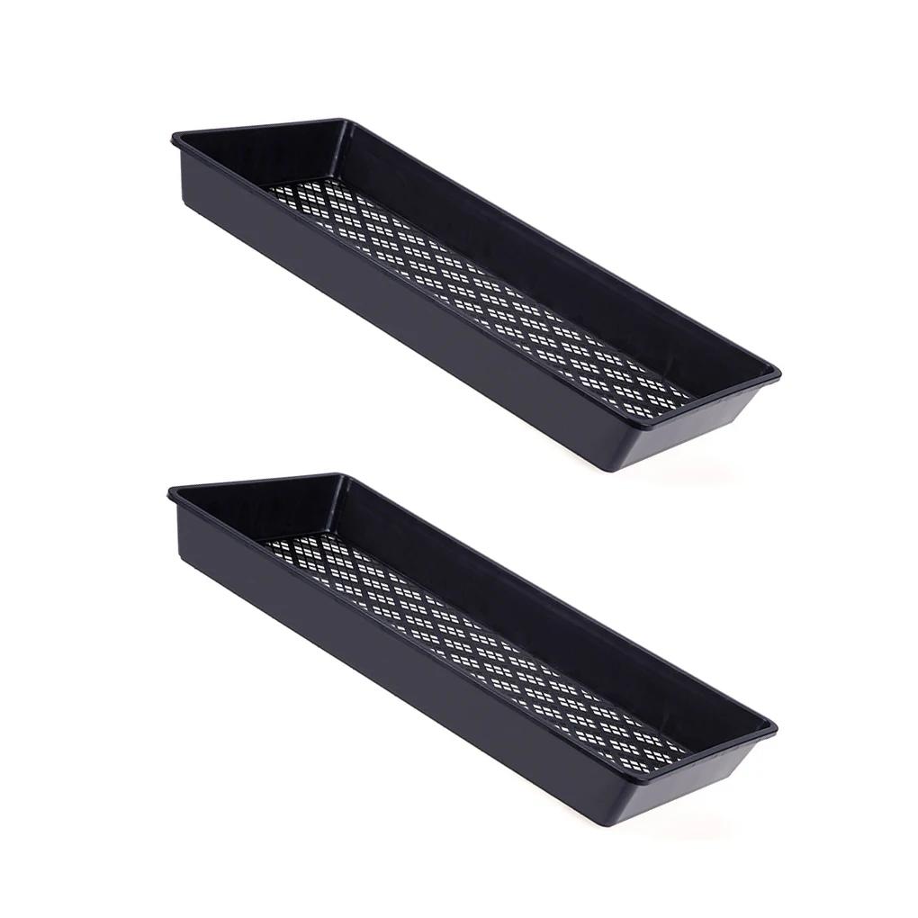 Bandeja De Mudas De Fundo De Malha, Iniciadores De Sementes Leves, Caixa De Mudas, 2pcs - Image 1