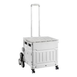 Outdoor Camping Folding Carrinho de compras, Household Portable Express Delivery Cargo Trailer, Piso Stall Cargo, 80L - Image 1