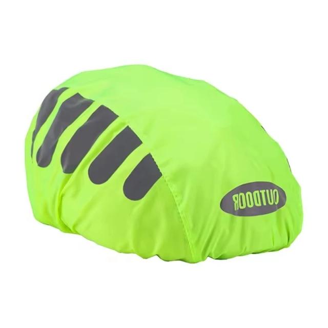 Mimilon Capa de Capacete de Ciclismo Impermeável e Reflexiva Tamanho Único
