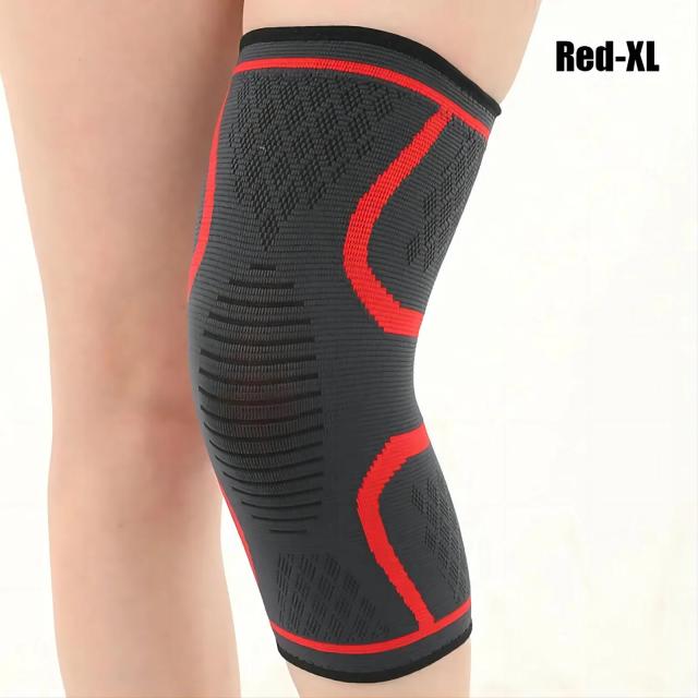 Suporte Elástico de Nylon para Joelho, Manga de Compressão para Fitness e Esportes, Ideal para Corrida, Ciclismo, Basquete e Voleibol, 1 Unidade