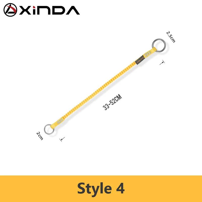 Xinda escalada anti-perda corda elástica estilingue ferramenta de alta altitude anti-queda corda retrátil pendurado fivela miss corda - Image 1