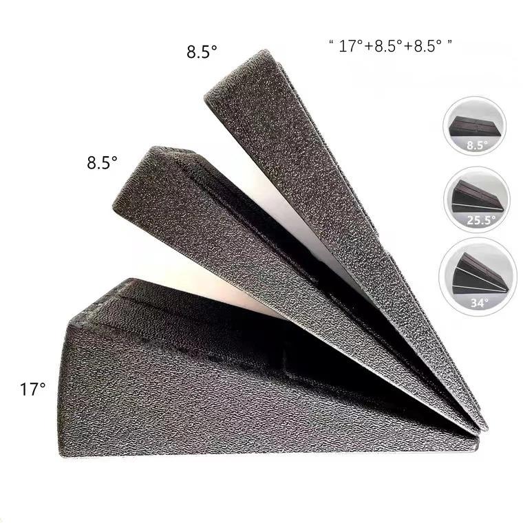 Yoga Wedge Stretch Slant Boards, Tijolos Ajustáveis, Squat Wedge Blocks para Exercício, Ginásio Fitness Acessórios, 3Pcs - Image 1