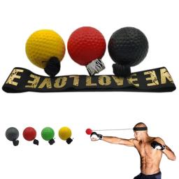 Bola de velocidade de boxe montada na cabeça, bola de soco pu, treinamento sanda, reação olho-mão, saco de areia para casa, caixa de equipamentos de boxe fitness - Image 1
