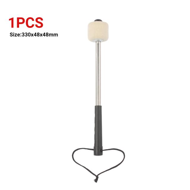 Baquetas Profissionais de Feltro para Marching Drum com Corda Suspensa e Pares de Timpani Metal Drum Sticks