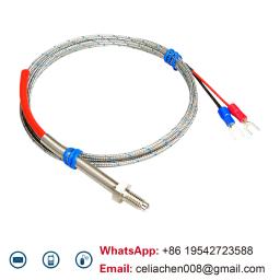 Sonda de Temperatura Termopar Tipo K com Rosca M6, Sensor de Temperatura com Mola, Alta Precisão, Cabeamento Resistente, Aço Inoxidável para Monitoramento Industrial - Image 6