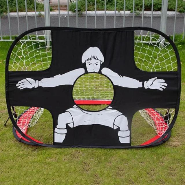 Objetivo de Futebol Dobrável em Nylon para Crianças e Adultos - Ideal para Playground, Quintal e Treinamento em Ambientes Internos e Externos
