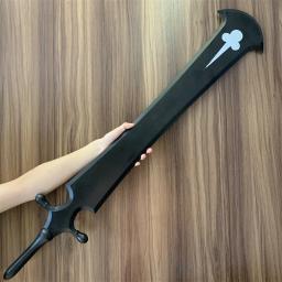 Anime Trevo Negro Asta Sun Tomahawk Espada, quebrado Prop Role Playing Arma, Perdido Modelo de Faca, PU Segurança, 1:1 - Image 3