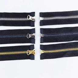 Zíper de Metal Multi-Color para Vestuário, Fecho com Zíper, Cobre, 20cm, 5 #, 10Pcs - Image 2
