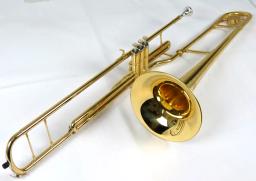 High Bb Piston Trombone Instrumentos Musicais, Corpo De Latão Amarelo, Acabamento De Laca Com Estojo, Bocal - Image 3