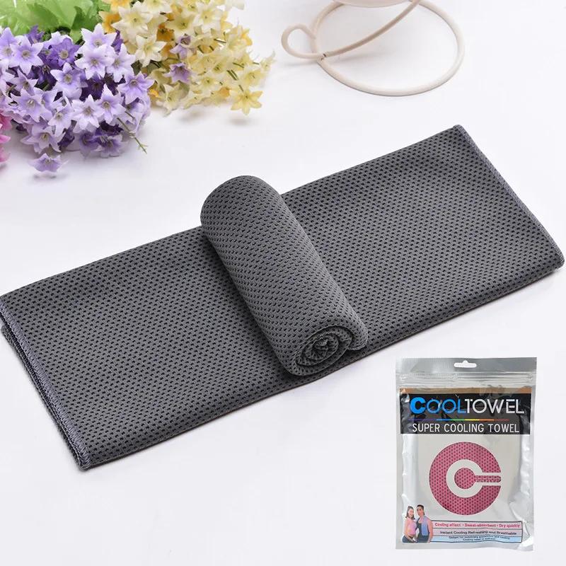 Toalha de secagem rápida Microfiber Sports, Toalha absorvente de suor, Gym Towel for Running, Yoga, Golf, Ciclismo, Ultraleve, 30x100cm - Image 1