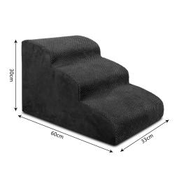 Pequenos Animais Anti Slip Ramp para Animais De Escada Do Cão, Escada De Escalada Do Gato, Sofá Cama Do Gatinho, Sofá Alto, Suprimentos De Carros, 3 Passos - Image 5