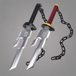 Arma do Jujutsu Kaisen, Fushiguro Toji Lança Invertida do Céu, Corrente de Mil Milhas, Modelo de Madeira para Cosplay Toy, 45cm - Image 1