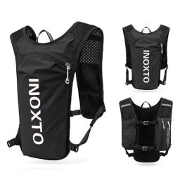 INOXTO Impermeável Correndo Mochila 5L Ultra-leve Hidratação Colete Mochila Homens Mountain Bike Saco De Couro Mulheres Respirável Gym Bag - Image 2