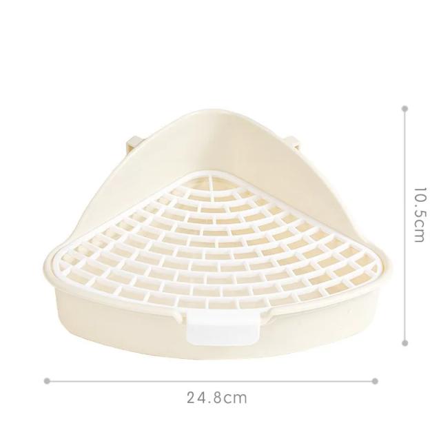 Caixa de Lixo Multifuncional para Coelhos, Hamsters e Gatos - Ideal para Espaços Pequenos