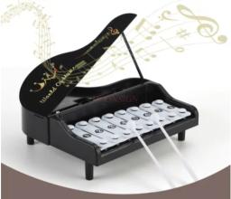 8-mês de idade bebê de percussão de mão de oito tons instrumento musical xilofone de dois em um piano de brinquedo de música de bebê - Image 1