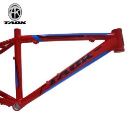 Quadro de mountain bike TAOK de 24 polegadas, freio a disco específico, tubo sem costura de liga de alumínio, quadro triangular de bicicleta, para entusiastas de MTB - Image 5