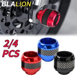 Blalion 2/4 pçs universal motocicleta roda proteção crash pad moto crash proteger liga motocross caindo garfo dianteiro slider copos - Image 1