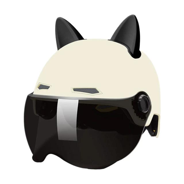 Capacete de Motocicleta com Forro Removível e Viseira para Adultos - Perfeito para Ciclismo