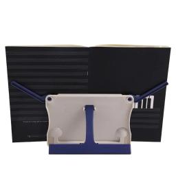 1x portátil estante de leitura ajustável livro suporte livro receita prateleira dobrável titular organizador para música pontuação receita tablet - Image 3