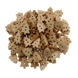 Botões de madeira natural para roupas, botão para costura de crianças, artesanato, decoração de bebês e crianças, peças - Image 3