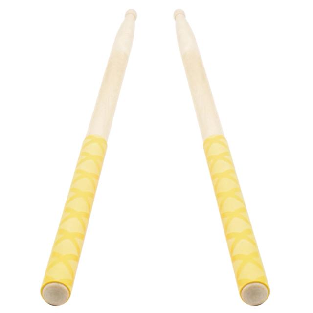 Baquetas antiderrapantes absorventes de suor para percussão - 7A, 5A, 5B, 7B, 16,5 cm, Pacote com 2 unidades
