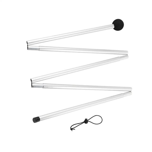Barraca Telescópica com Suporte Pólo: Ideal para Abrigos e Toldo