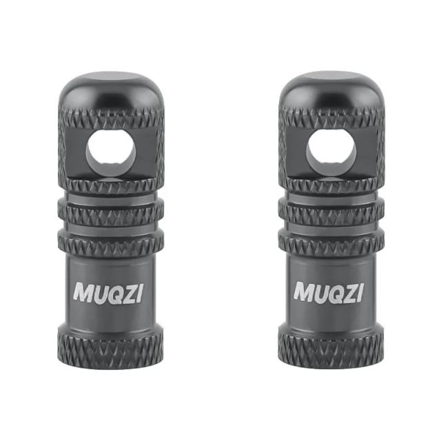 Bike Valve Cap Liga Alumínio Remoção Núcleo Válvula 2 Peças