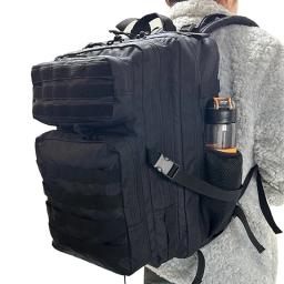 Syzm 50l ou 30l tático mochila saco de caça molle mochila para homens caminhadas ao ar livre saco de pesca com suporte garrafa - Image 3