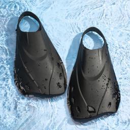 Short Blade Fins Flippers para adultos, bolso leve com pé cheio, tamanho de viagem, mergulho, mergulho - Image 4