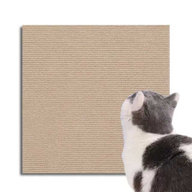 Tapete adesivo ajustável para proteção de móveis e arranhadores de gatos
