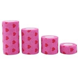 Padrão animal impresso auto-adesivo elástico bandagem, Sports Wrap Tape para Joelho Joelho, Pet Kit de Primeiros Socorros, 4.5m - Image 2