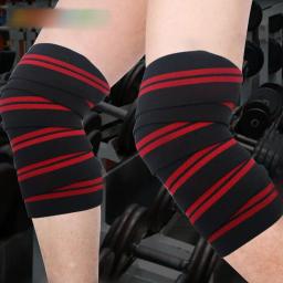 1pc esportes joelheiras cintas para ginásio treino levantamento de peso fitness agachamentos treinamento elástico joelho cinta mangas protetor - Image 5