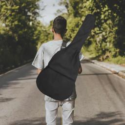 Bolsa para guitarra acústica, capa para baixo, pano oxford, instrumento de transporte, mala de lona, armazenamento à prova d'água, recipiente para crianças - Image 5